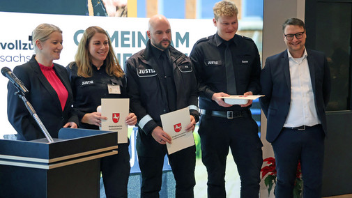 Die Anwärter/innen der JVA Lingen